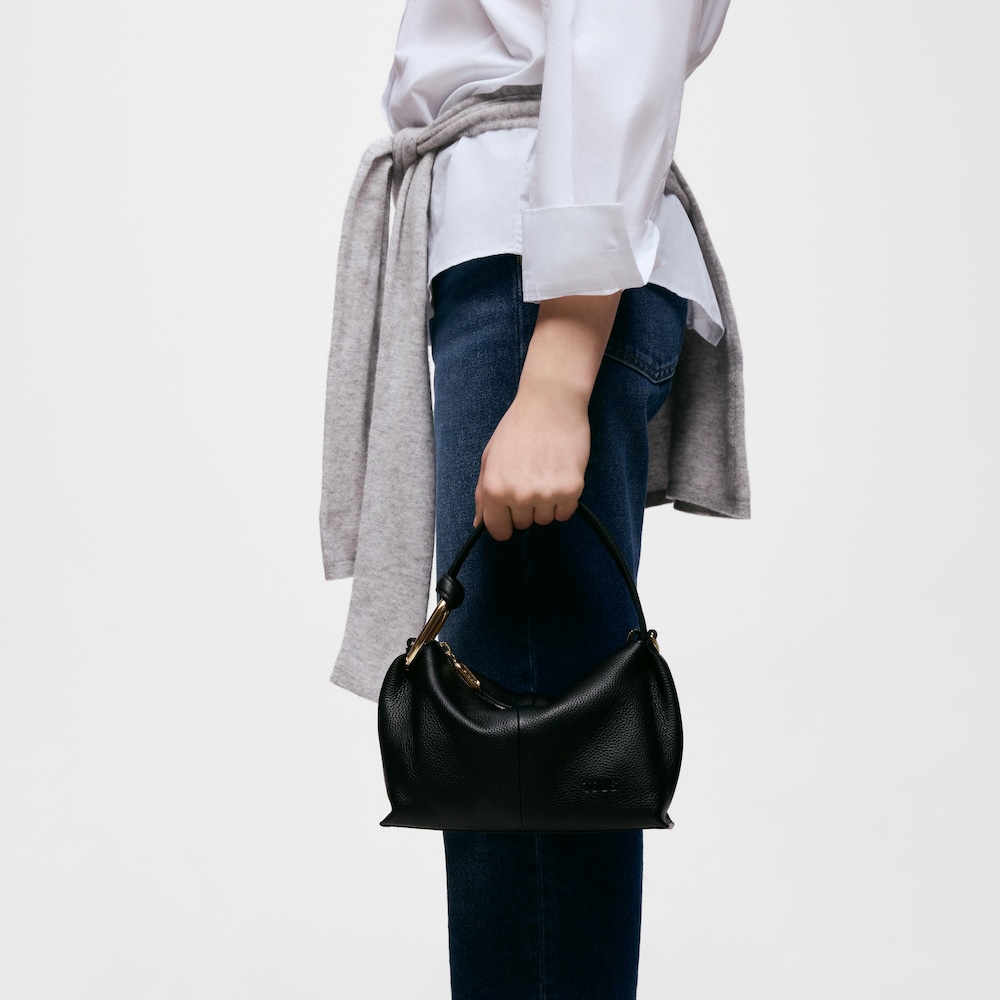 Bandolera de piel negra TOUS Hold