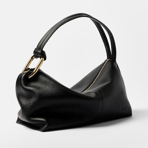 Black Bowling leather bag TOUS Hold
