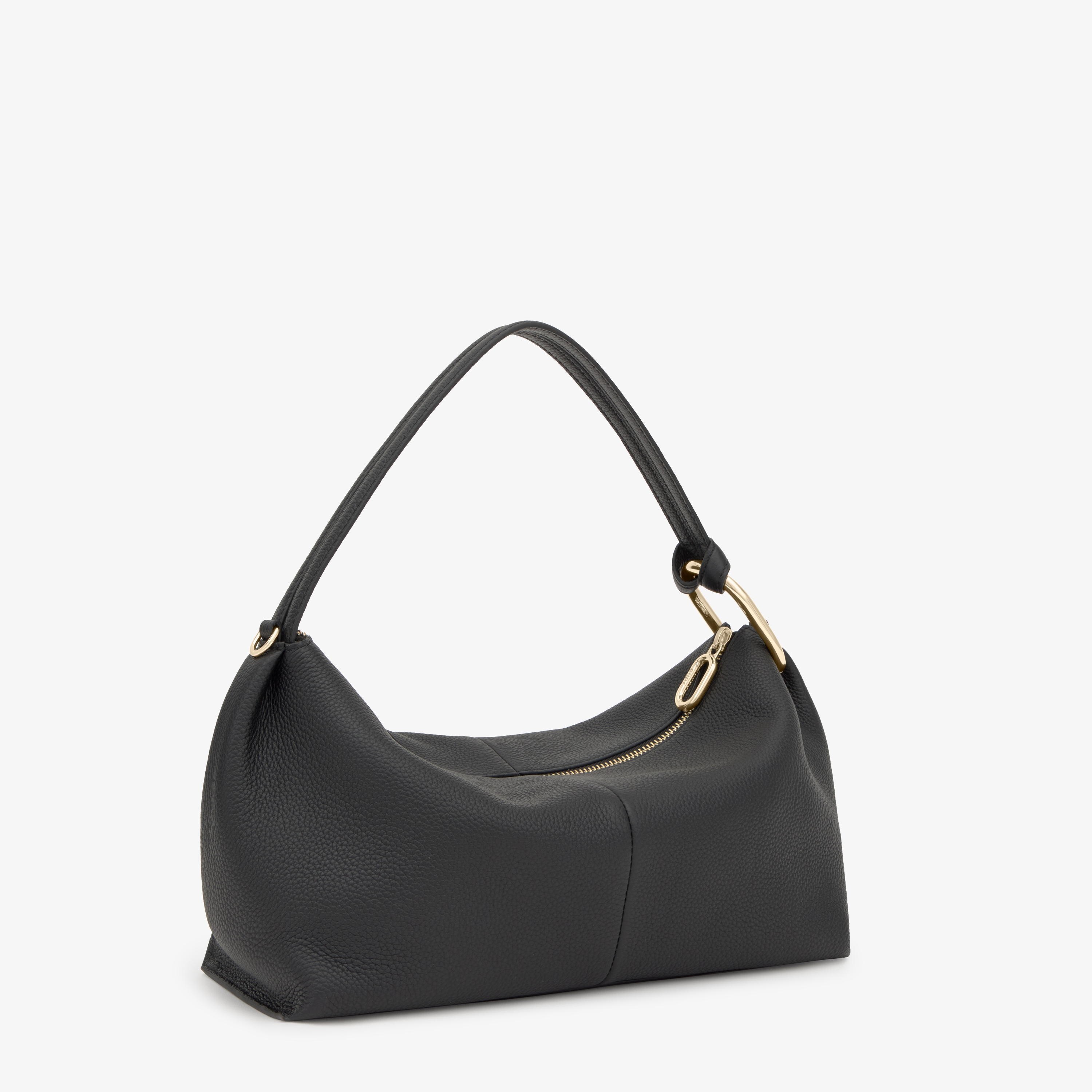 Black Bowling leather bag TOUS Hold
