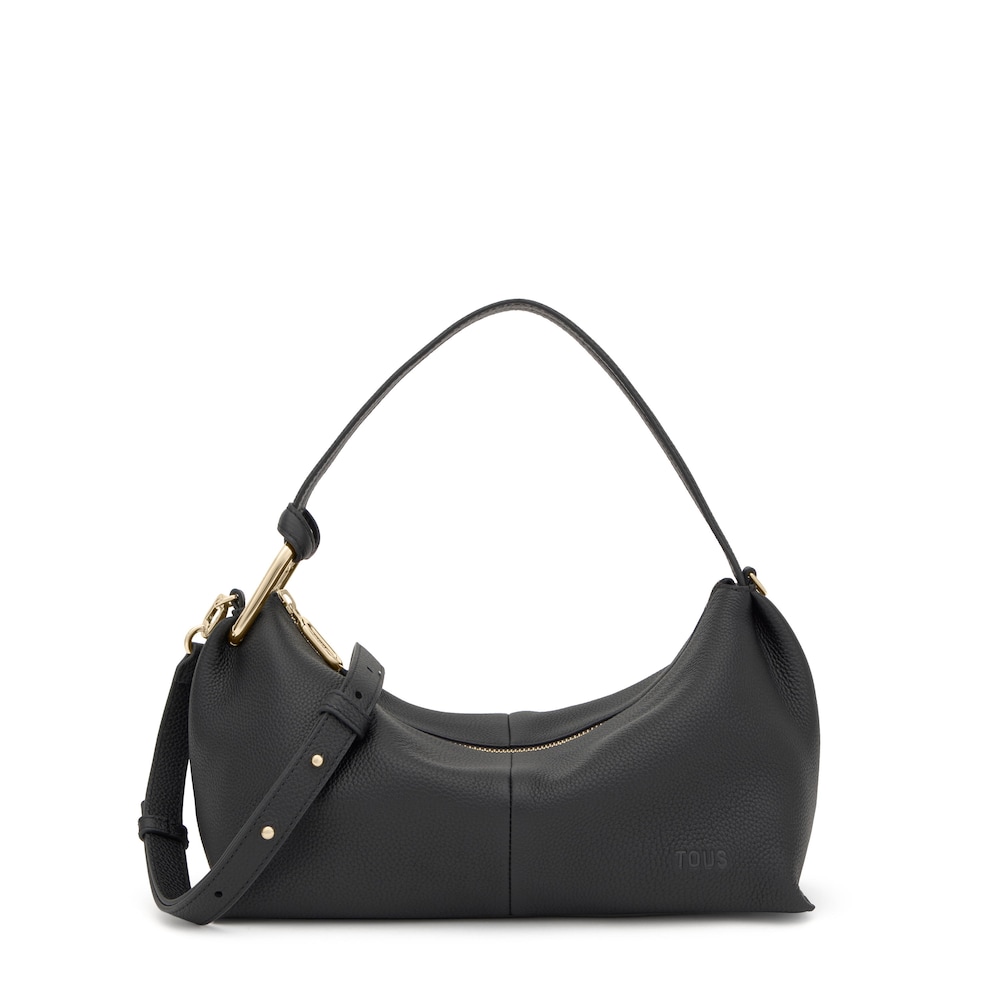 Czarna sk&oacute;rzana Torba typu bowling TOUS Hold