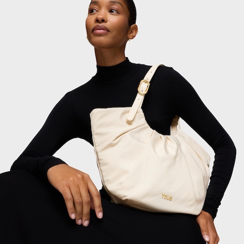 Tote bag media beige TOUS Travel