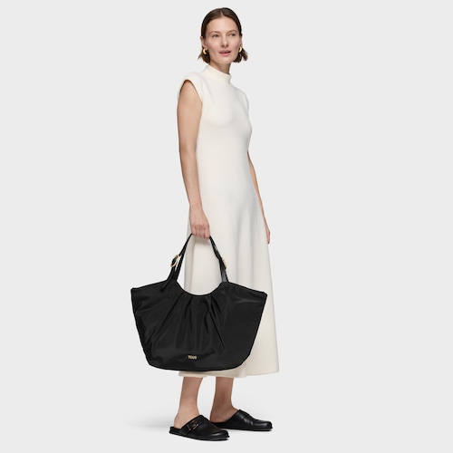 Duża czarna Torba z rączkami TOUS Travel