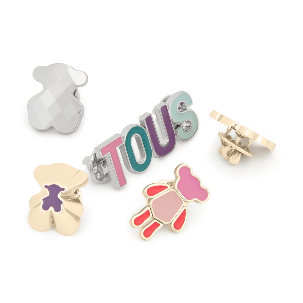 Pack Pins dorado TOUS Bear Style