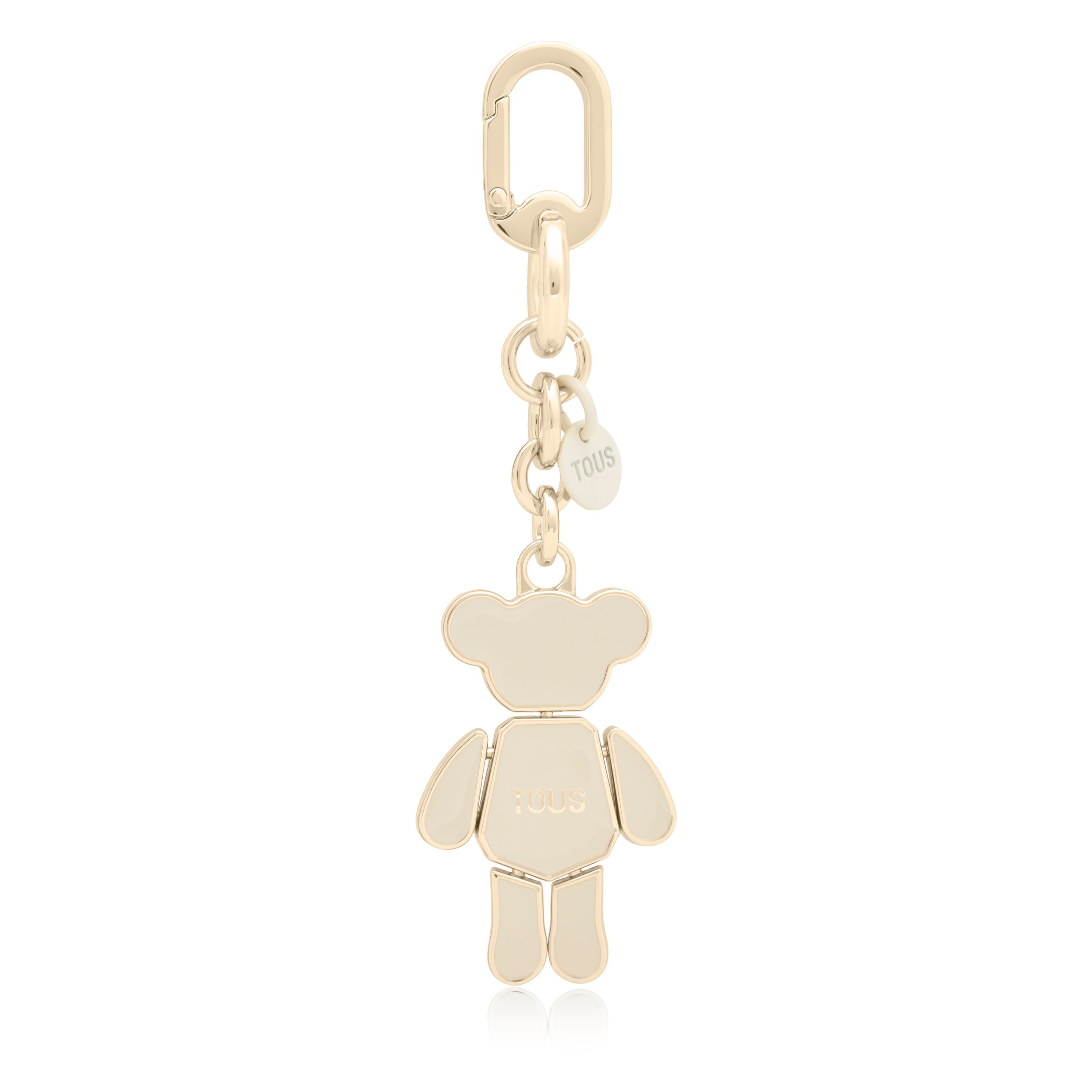 ベージュ&ゴールドカラーのキーホルダー TOUS Puppet Bear | TOUS