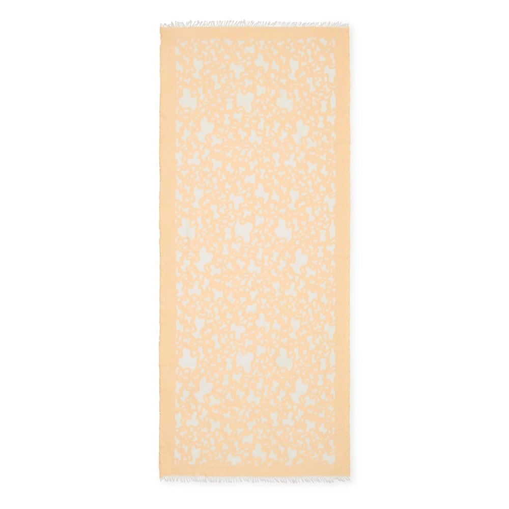 Nudefarbener Foulard Kaos Devore