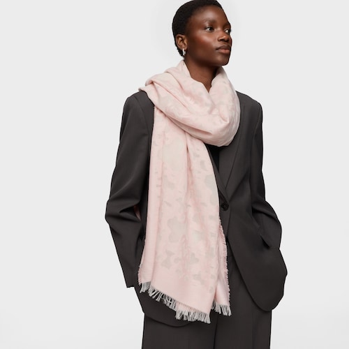 Foulard rose fonc&eacute; Kaos Devore