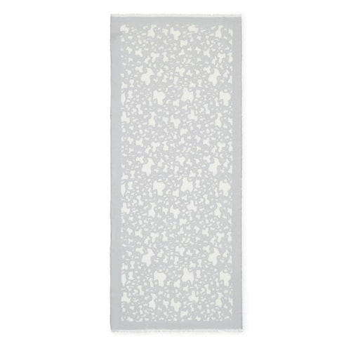 Foulard bleu gris Kaos Devore