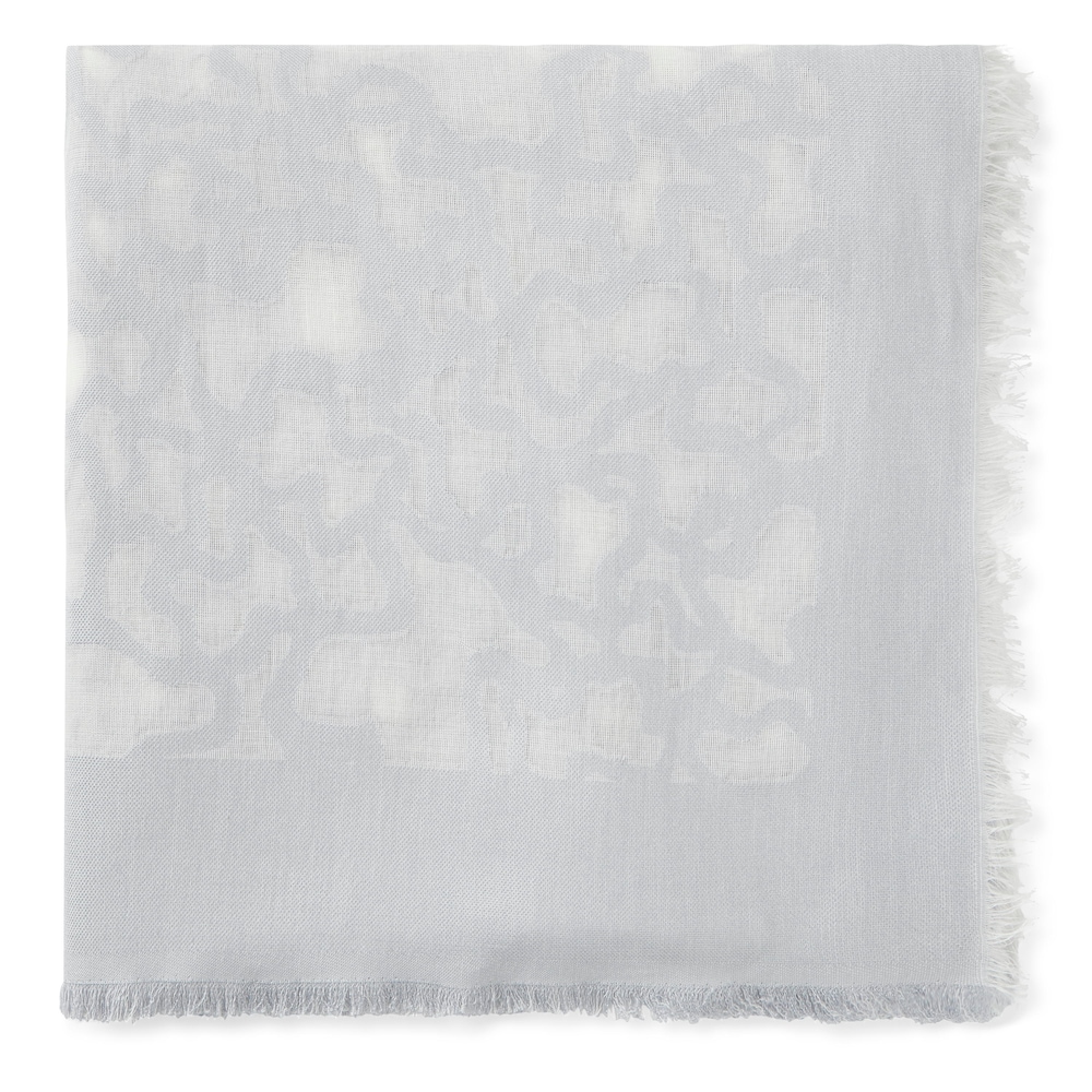 Foulard blu grigiastro Kaos Devore