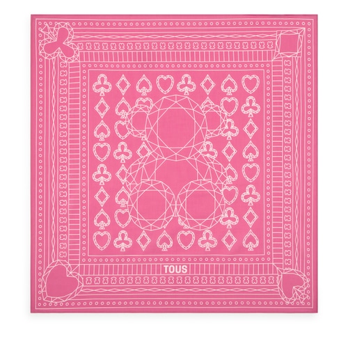 Small square pink Scarf TOUS All in Bandana