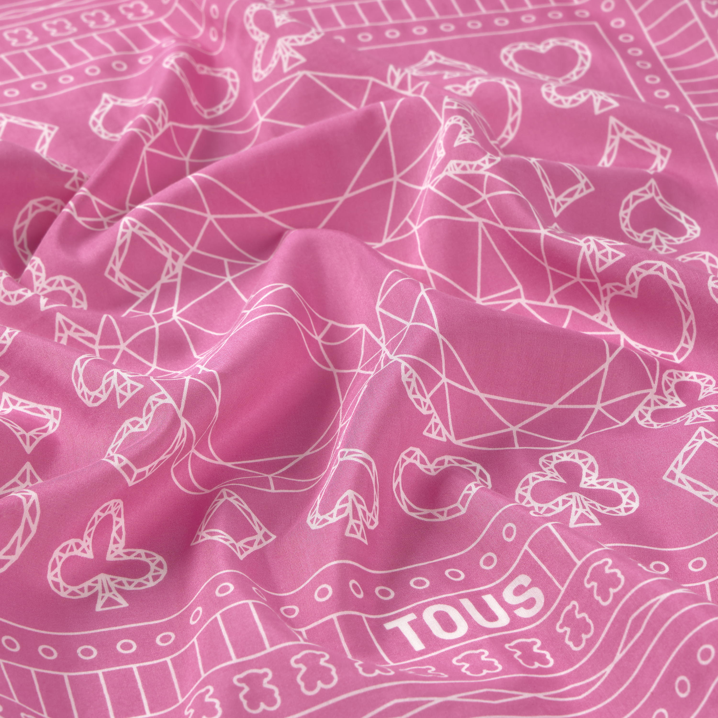 Small square pink Scarf TOUS All in Bandana