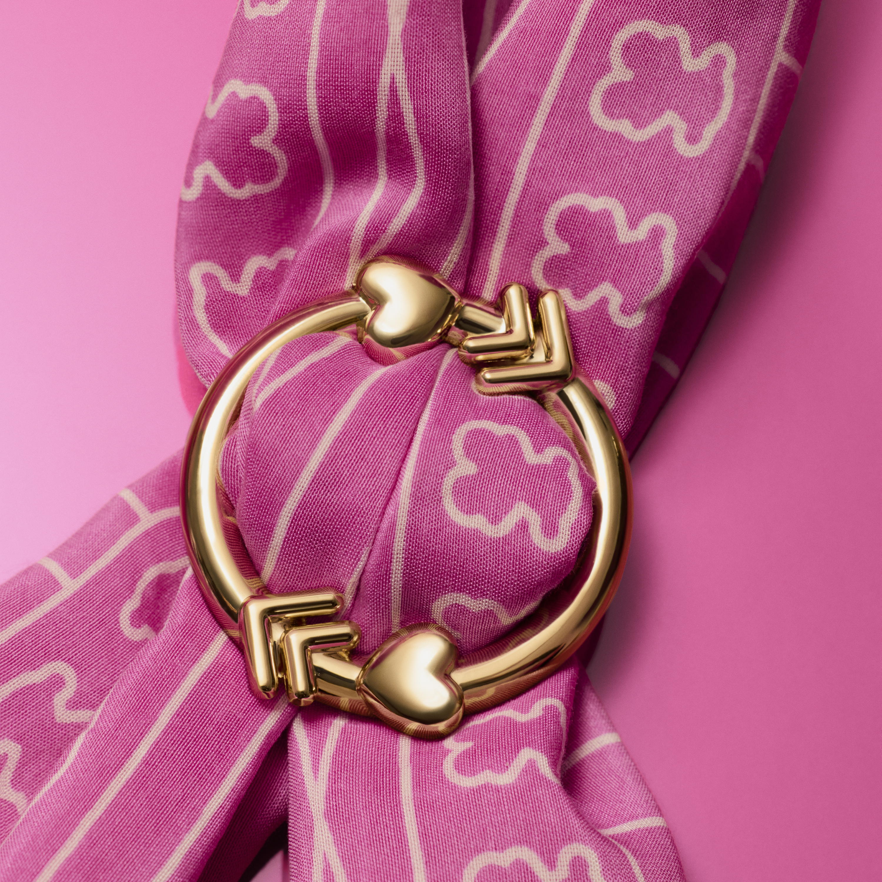 Small square pink Scarf TOUS All in Bandana