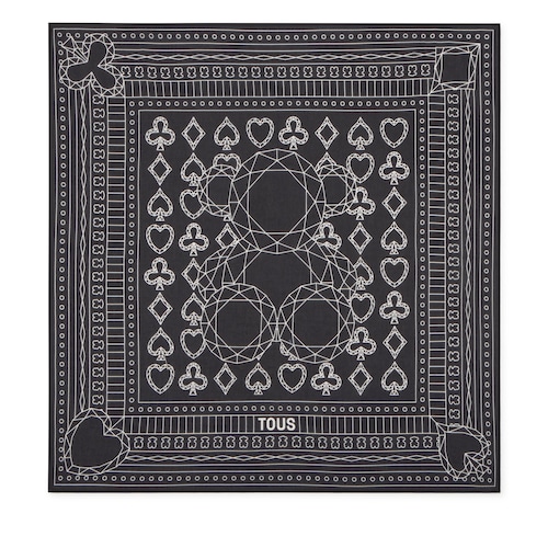 Small square black Scarf TOUS All in Bandana