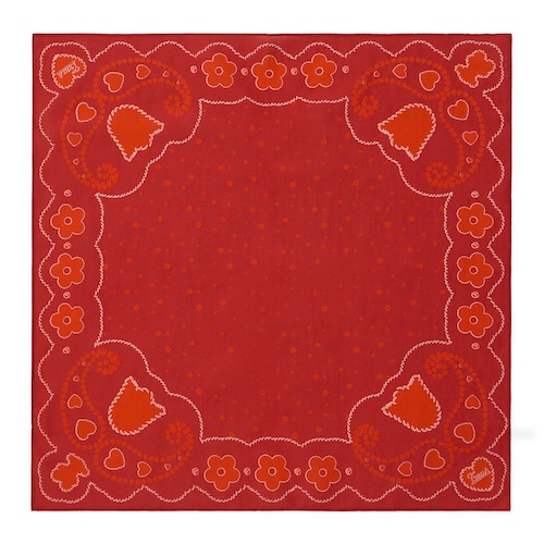 Čtvercov&yacute; červen&yacute; &Scaron;&aacute;tek TOUS Motifs Paisley