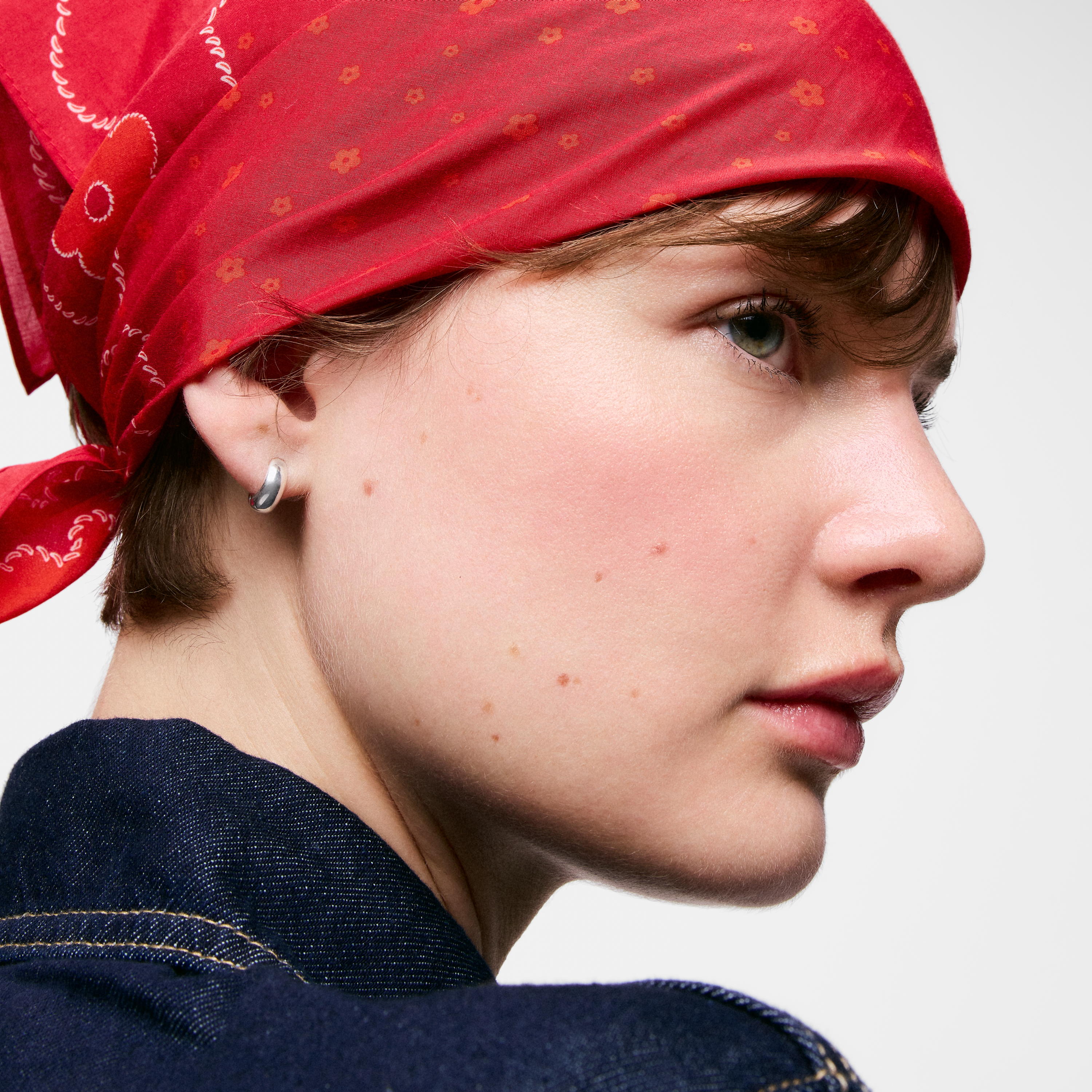 Square red Scarf TOUS Motifs Paisley