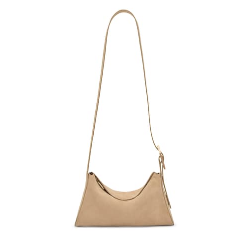 Mal&aacute; Crossbody kabelka v&nbsp;p&iacute;skově b&eacute;žov&eacute; barvě TOUS Arlette