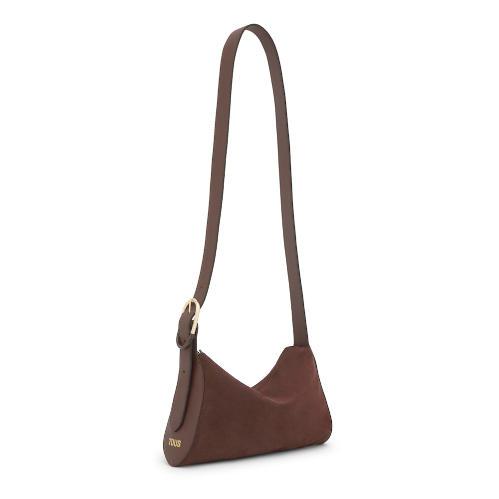 Borsa a tracolla piccola in pelle marrone TOUS&nbsp;Arlette