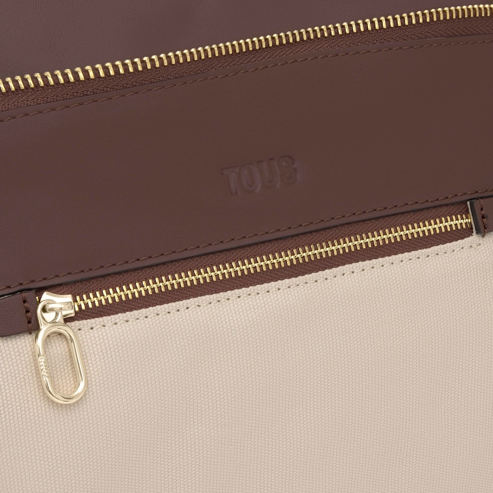 Borsa a tracolla piccola in pelle marrone TOUS&nbsp;Arlette