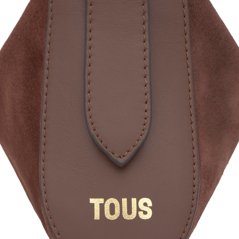 Borsa a tracolla piccola in pelle marrone TOUS&nbsp;Arlette