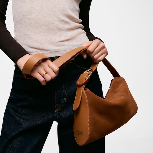 Small leather camel-colored Crossbody bag TOUS&nbsp;Arlette