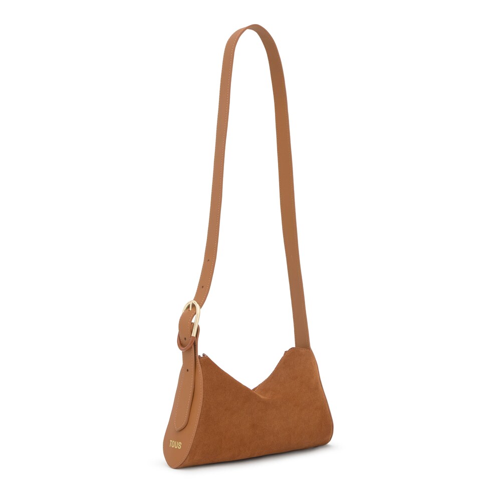 Bandolera de pell petita camel TOUS&nbsp;Arlette