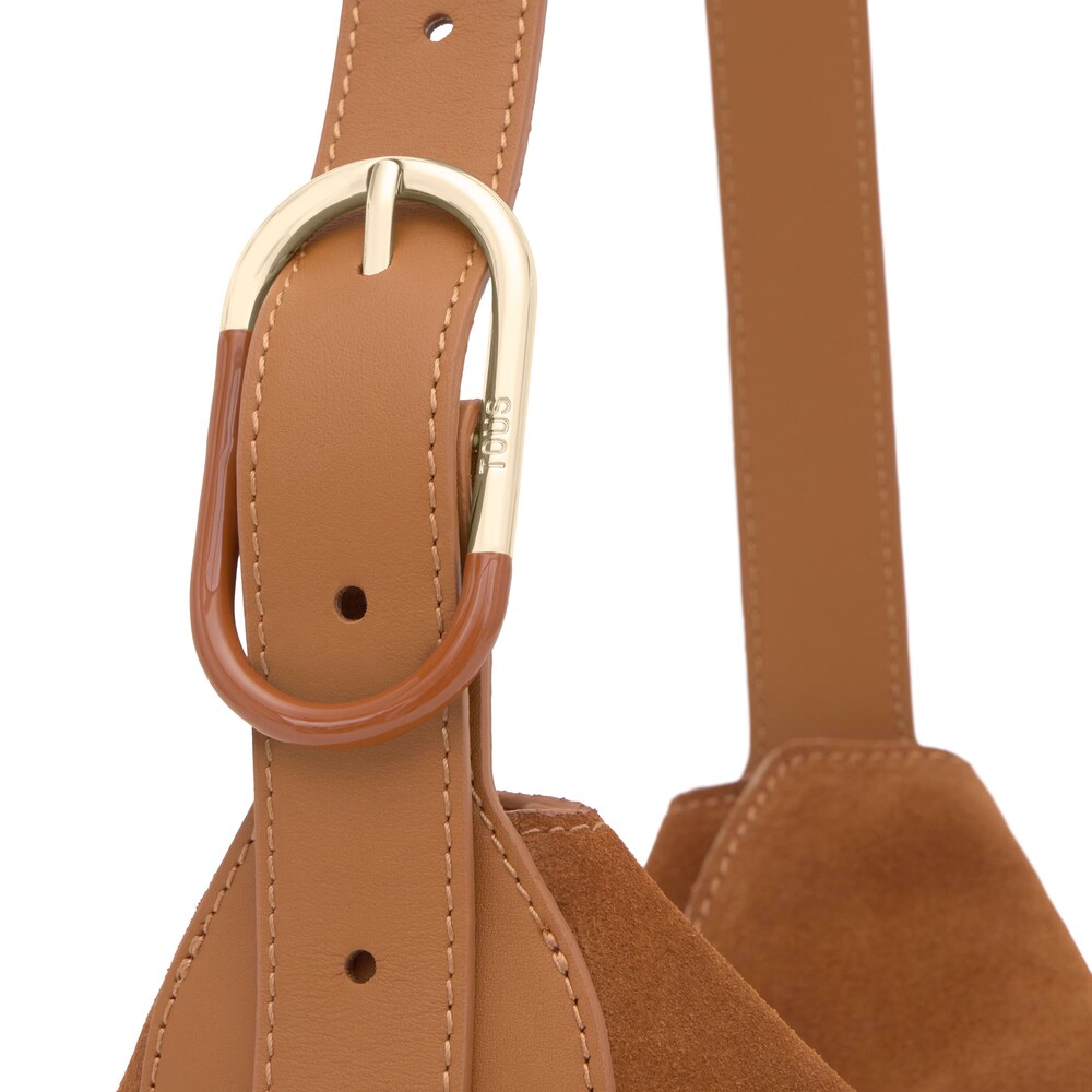 Bandolera de pell petita camel TOUS&nbsp;Arlette