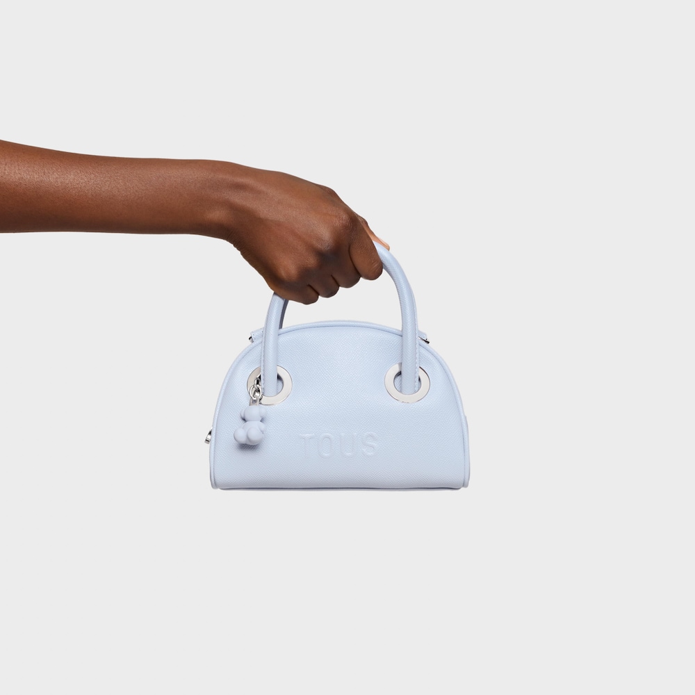 Bowling pequena azul-acinzentada TOUS Poppy