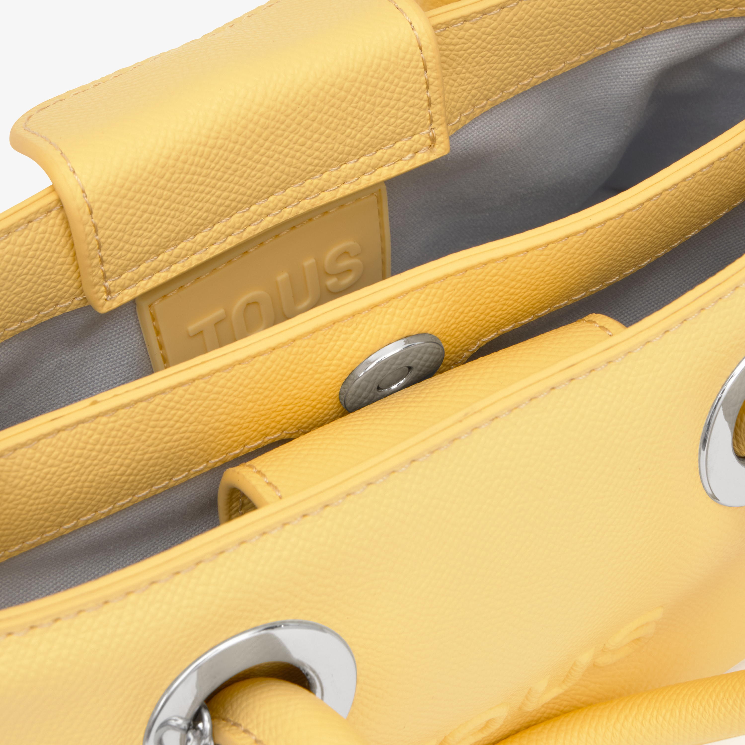 Small yellow City bag TOUS Poppy