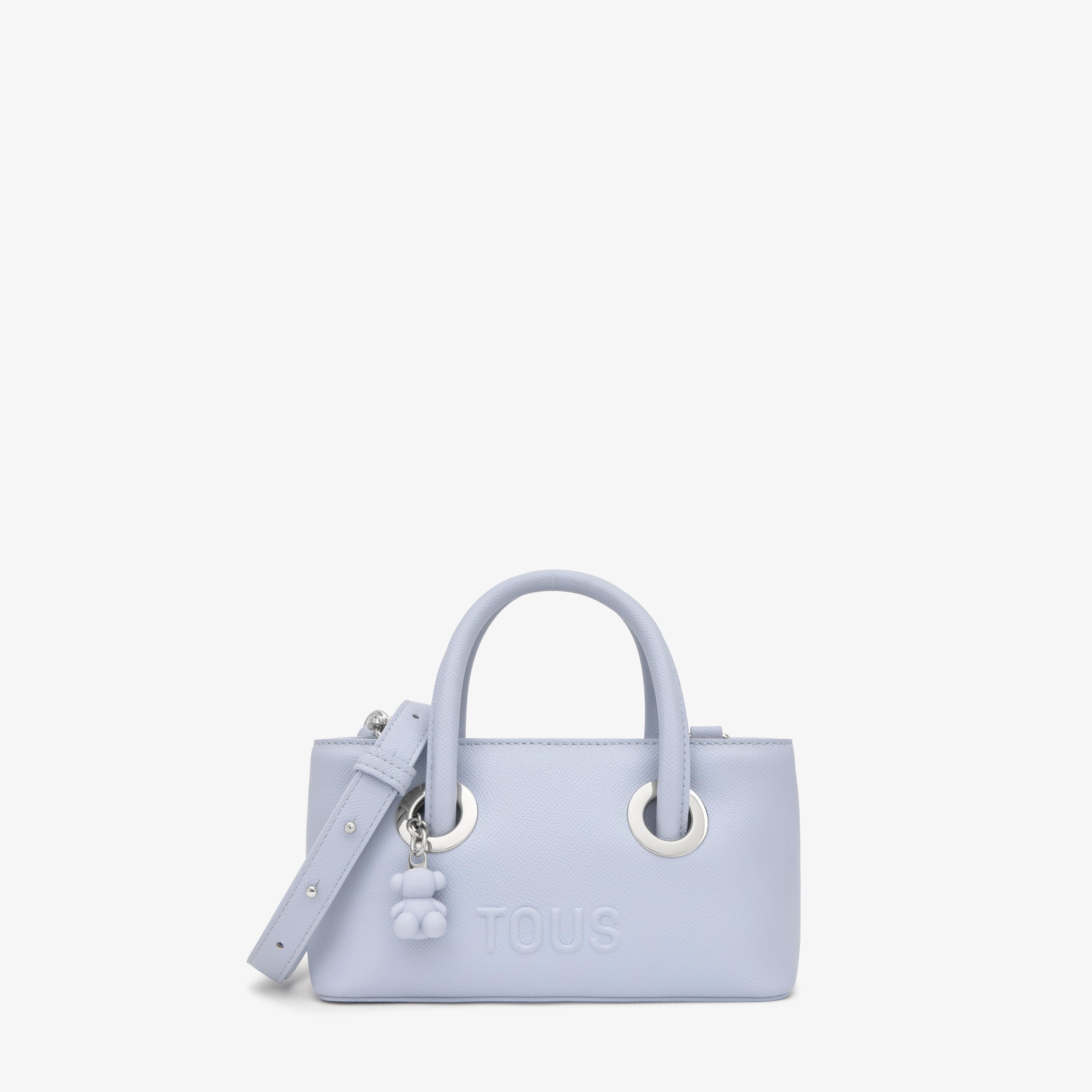 Small grayish blue City bag TOUS Poppy