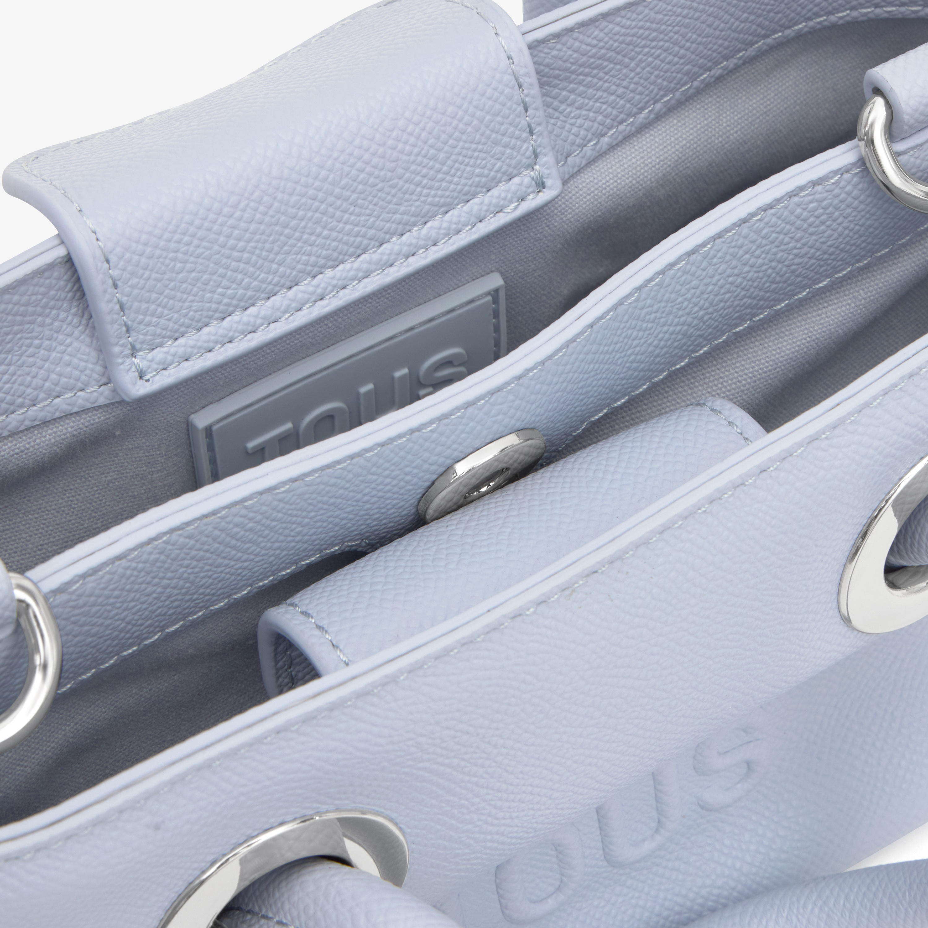 Small grayish blue City bag TOUS Poppy