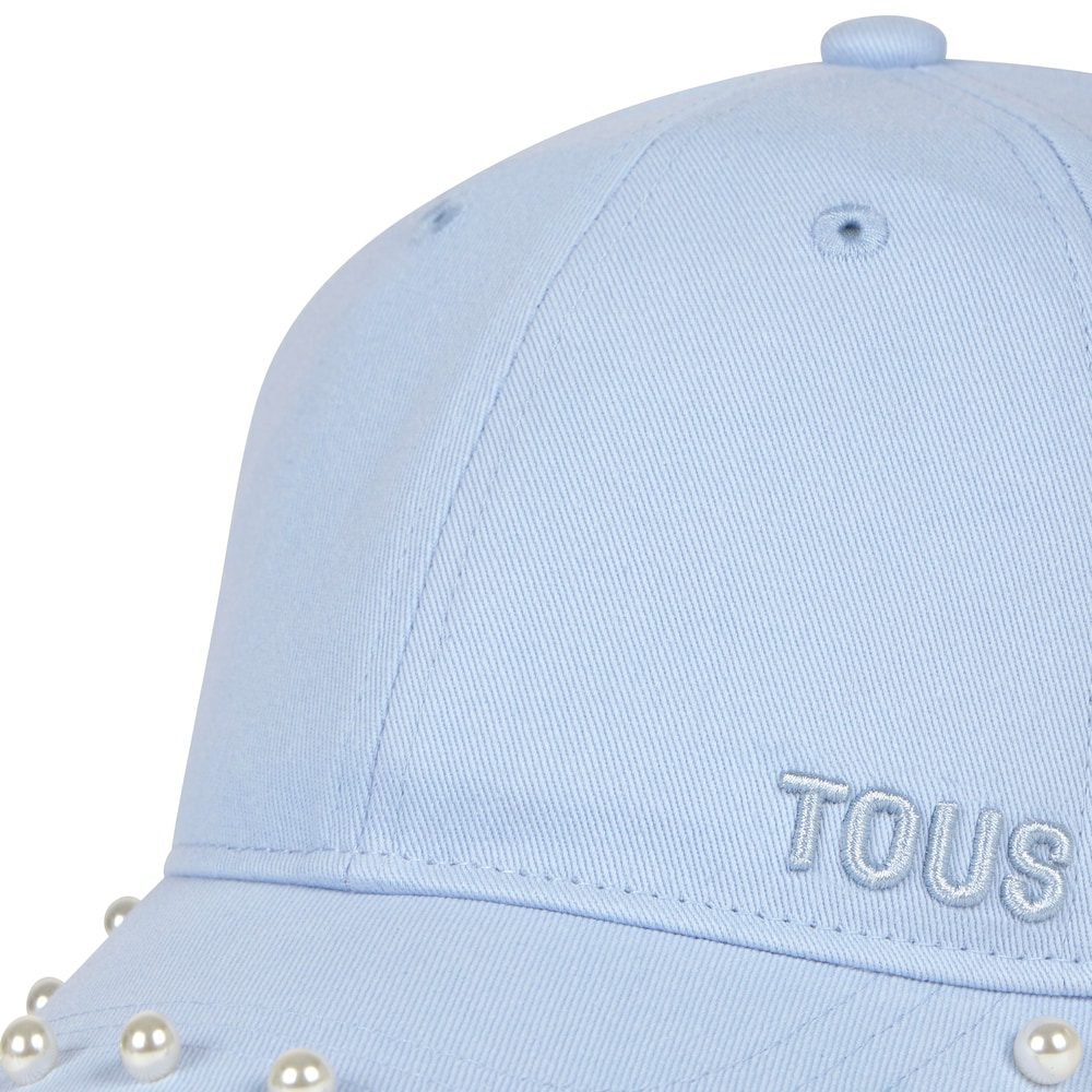 Gorra azul cielo TOUS Pearls