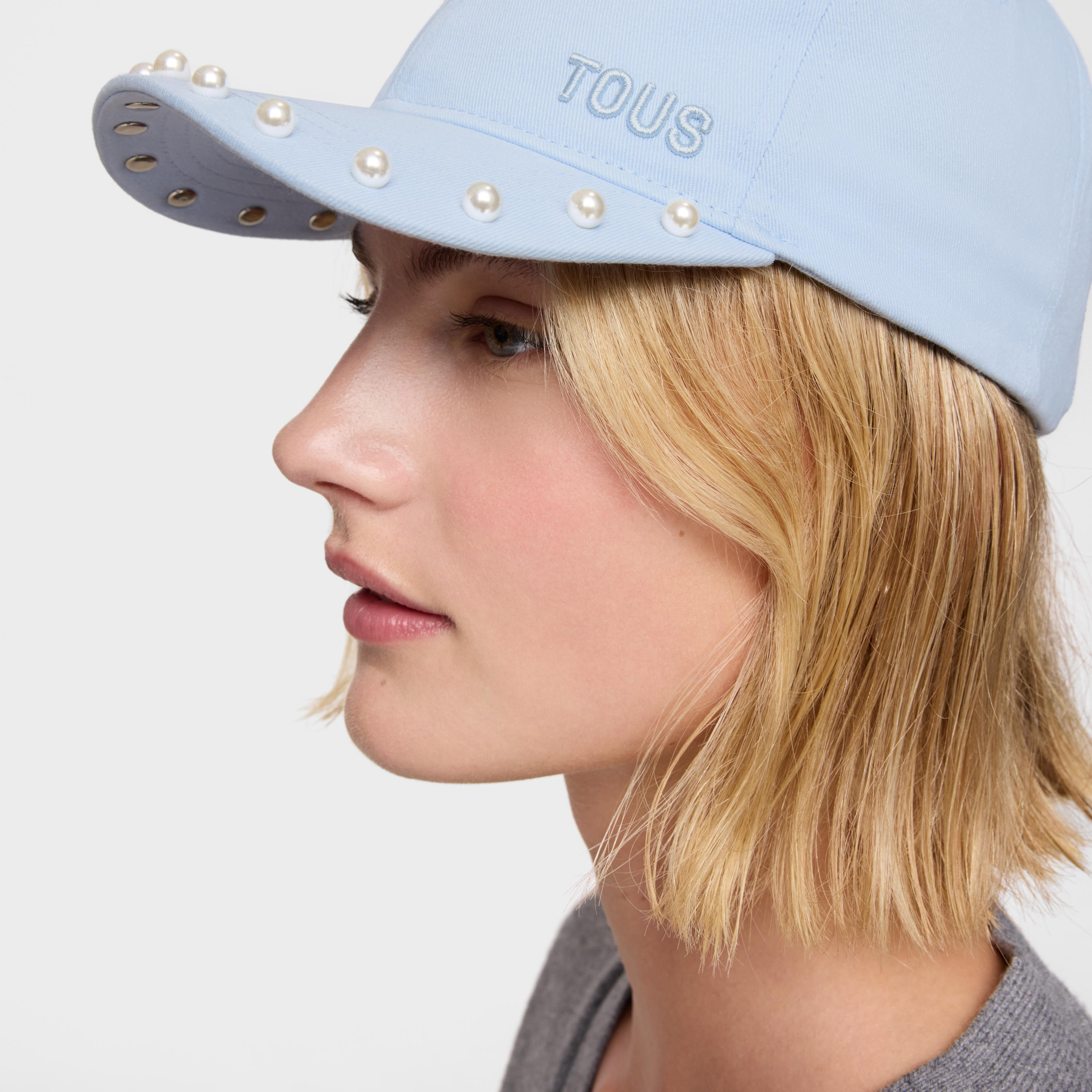 Sky blue Cap TOUS Pearls