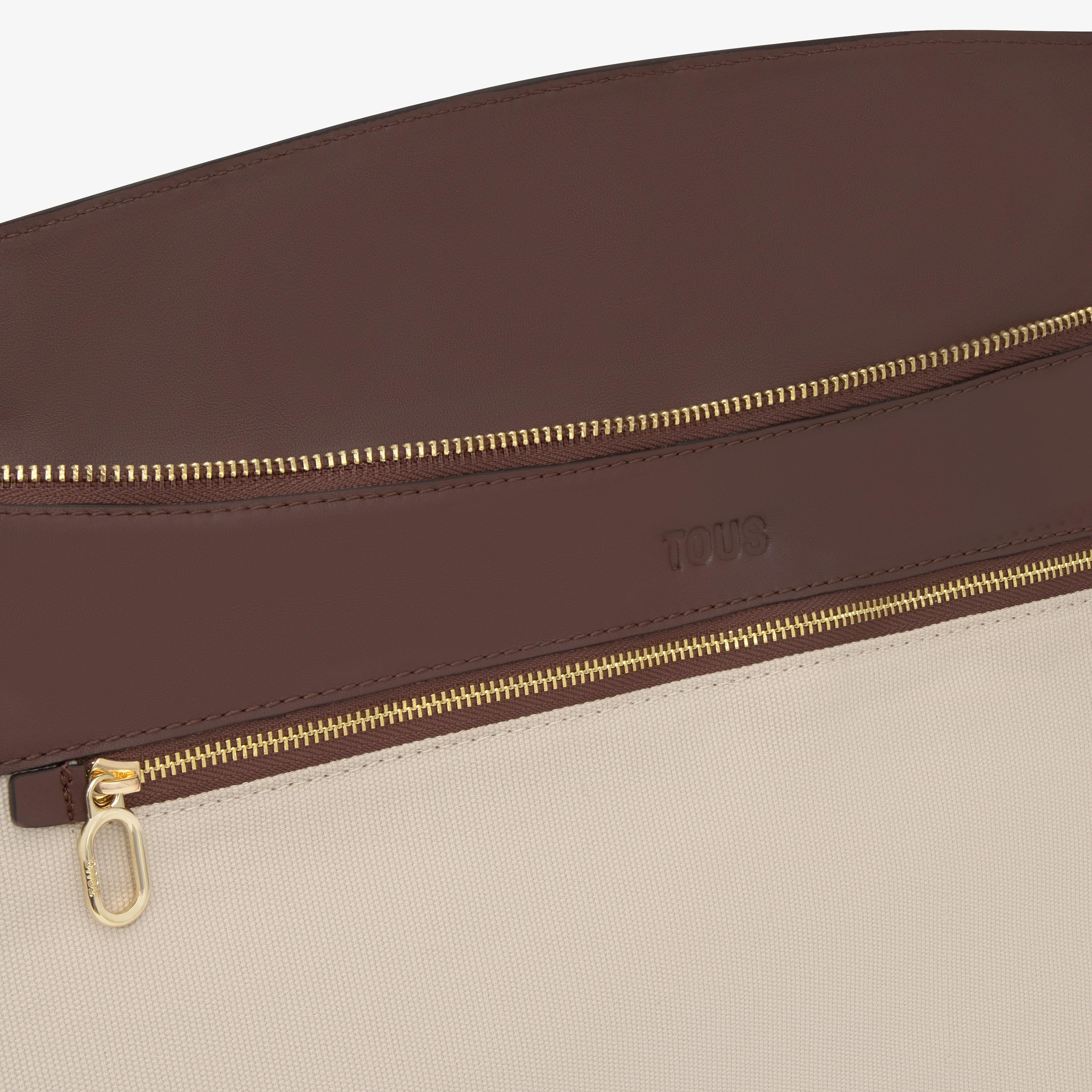 Brown leather Shoulder bag TOUS Arlette