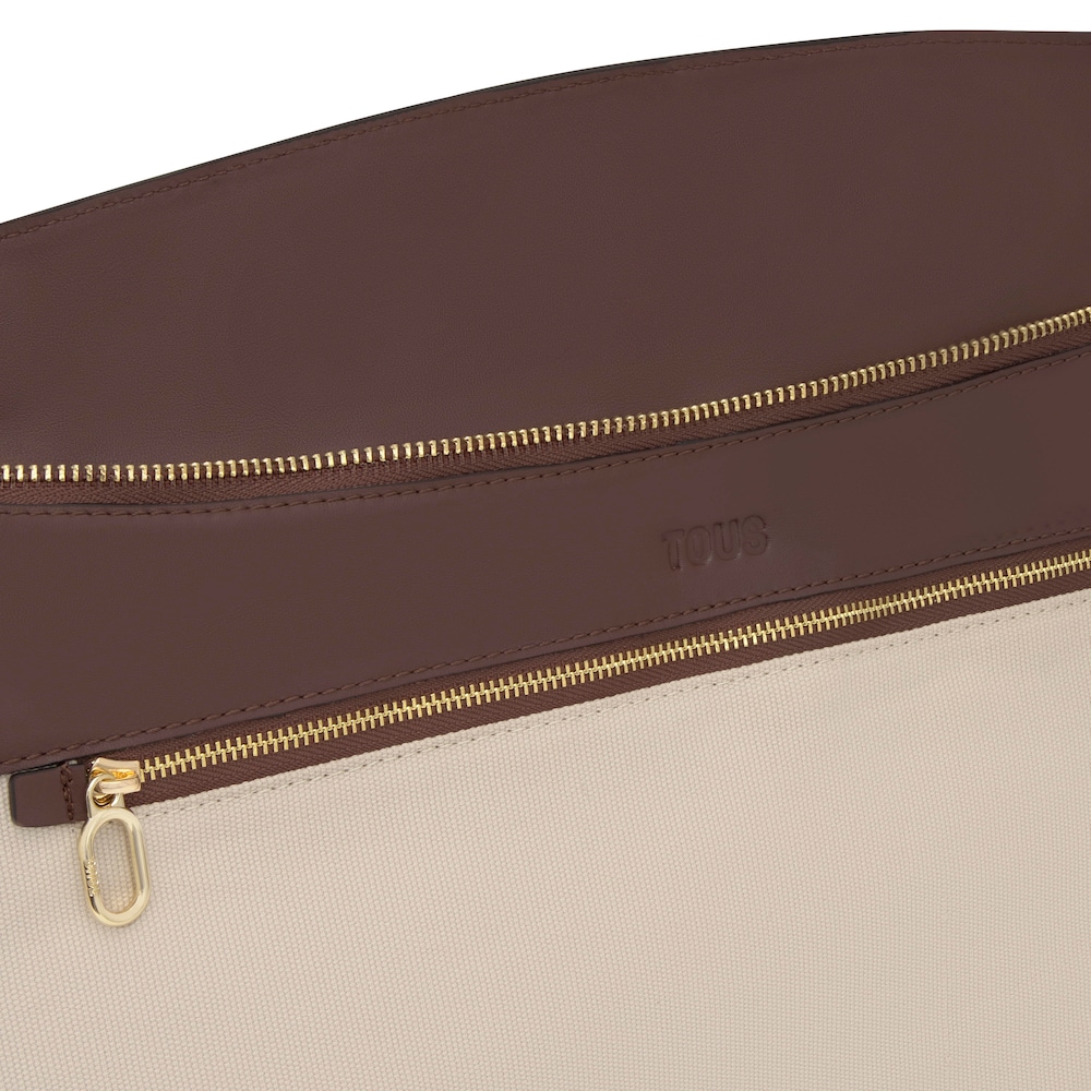 Bossa d&rsquo;espatlla de pell marr&oacute; TOUS&nbsp;Arlette