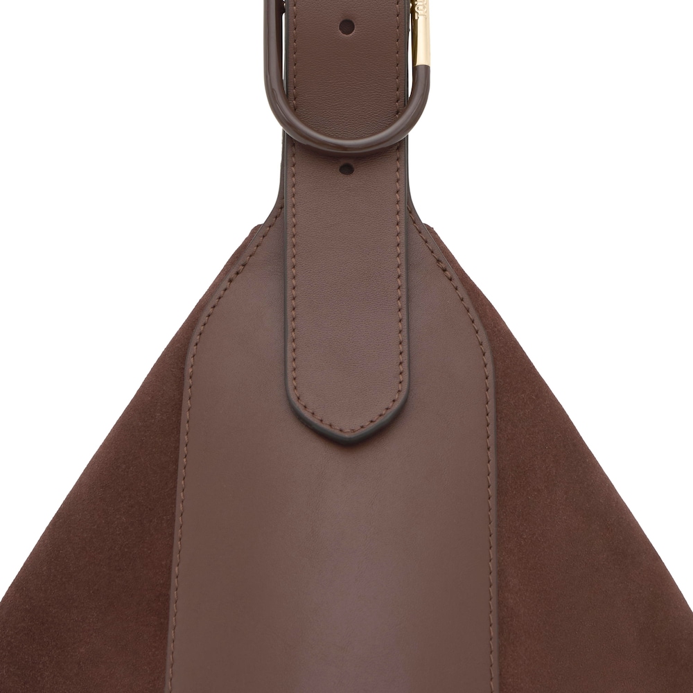 Bossa d&rsquo;espatlla de pell marr&oacute; TOUS&nbsp;Arlette