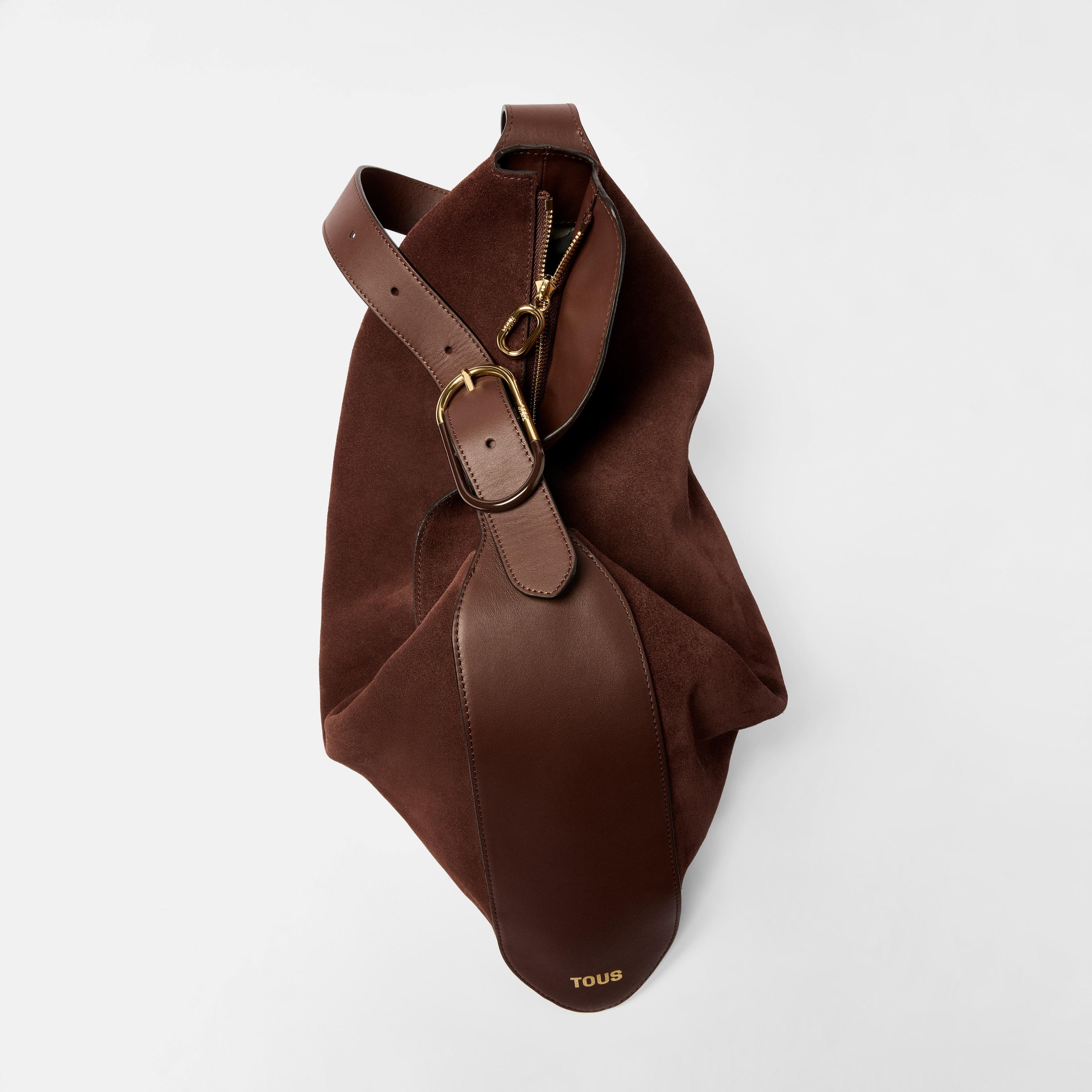 Brown leather Shoulder bag TOUS Arlette