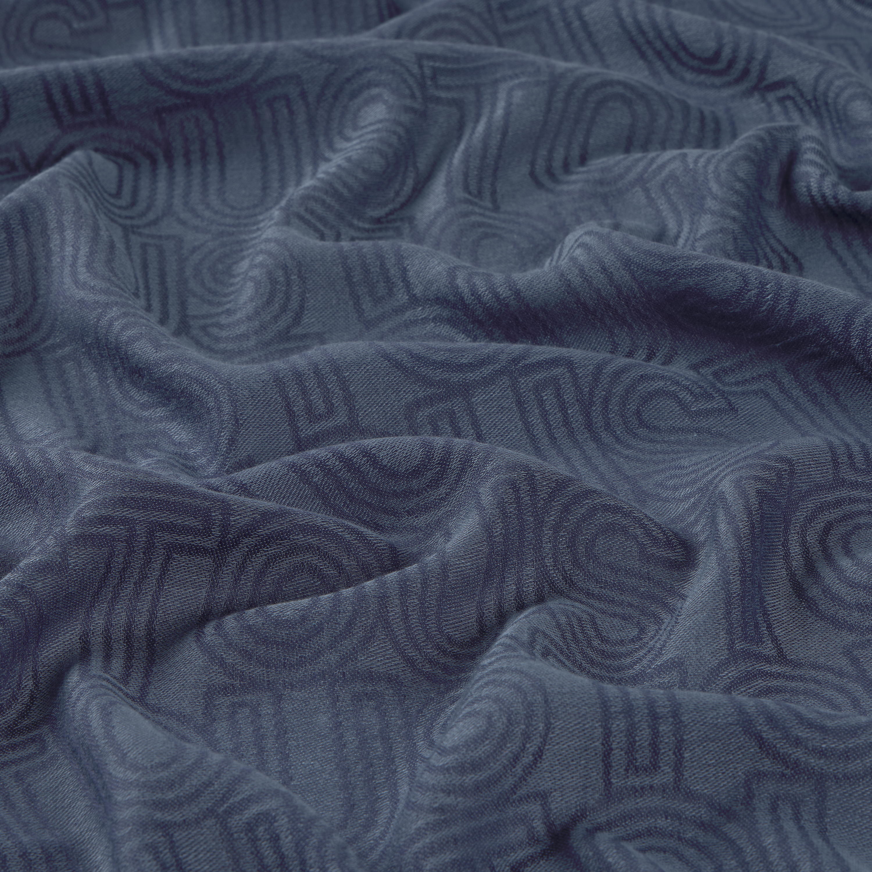 Navy blue Scarf TOUS Silhouette Jacquard