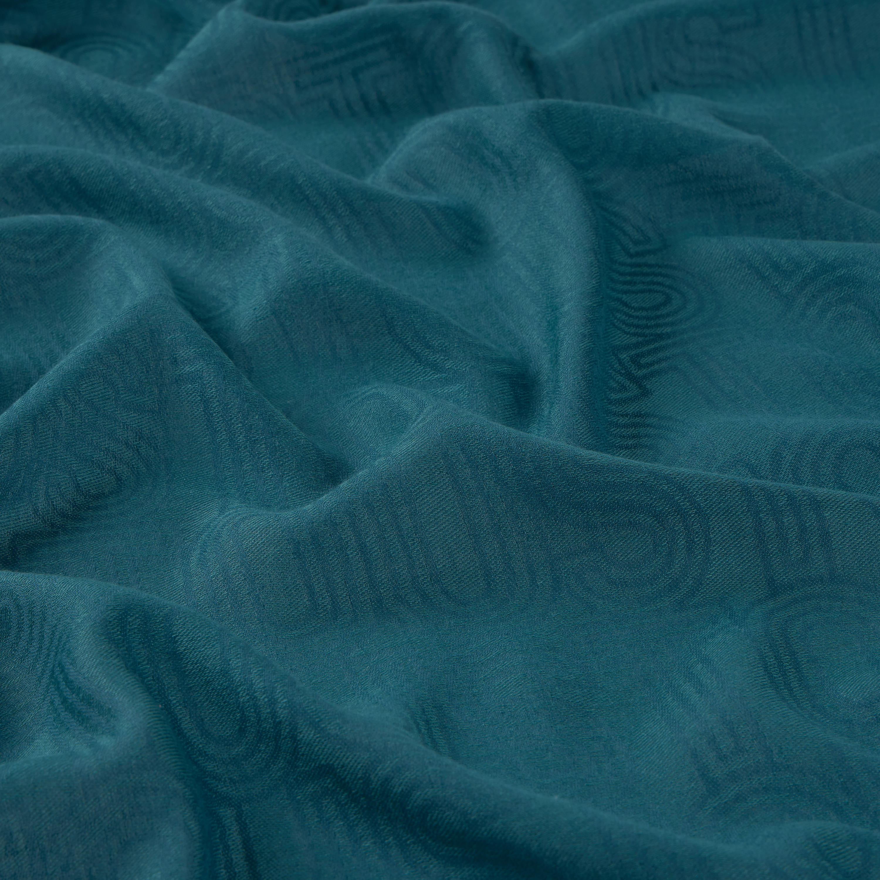 Turquoise Scarf TOUS Silhouette Jacquard