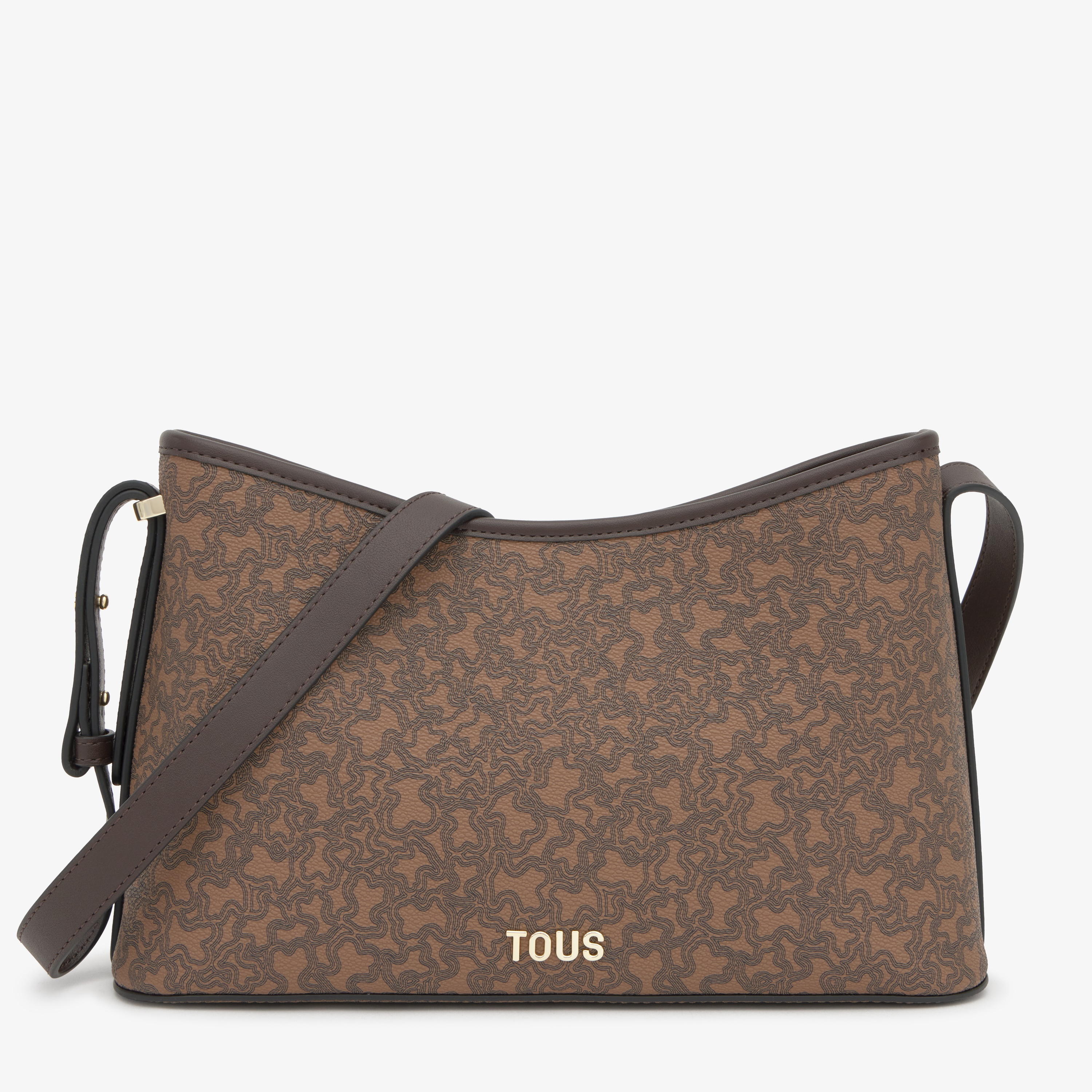 Large brown Crossbody bag TOUS Kaos Mini Lines | TOUS