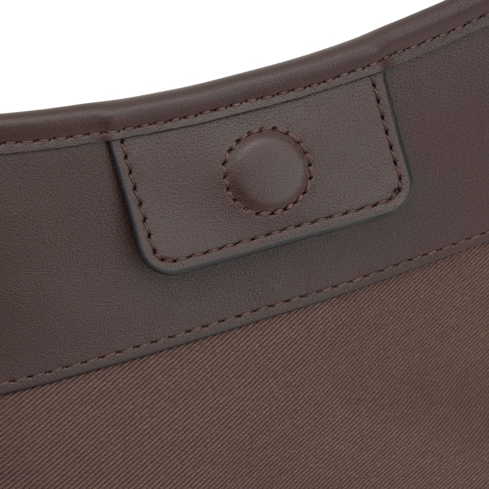 Bandolera grande marr&oacute;n Kaos Mini Lines