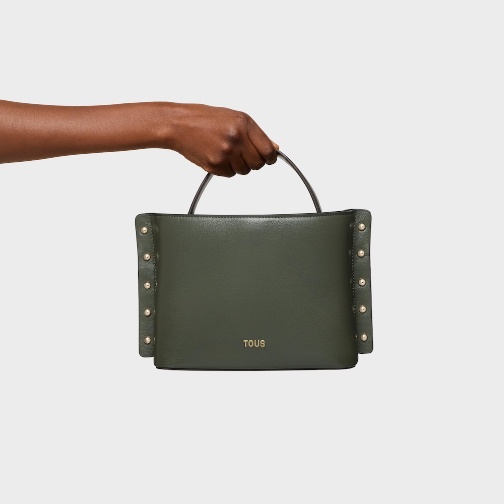 Średnia Torebka przez ramię w kolorze khaki TOUS Jewelry Studs