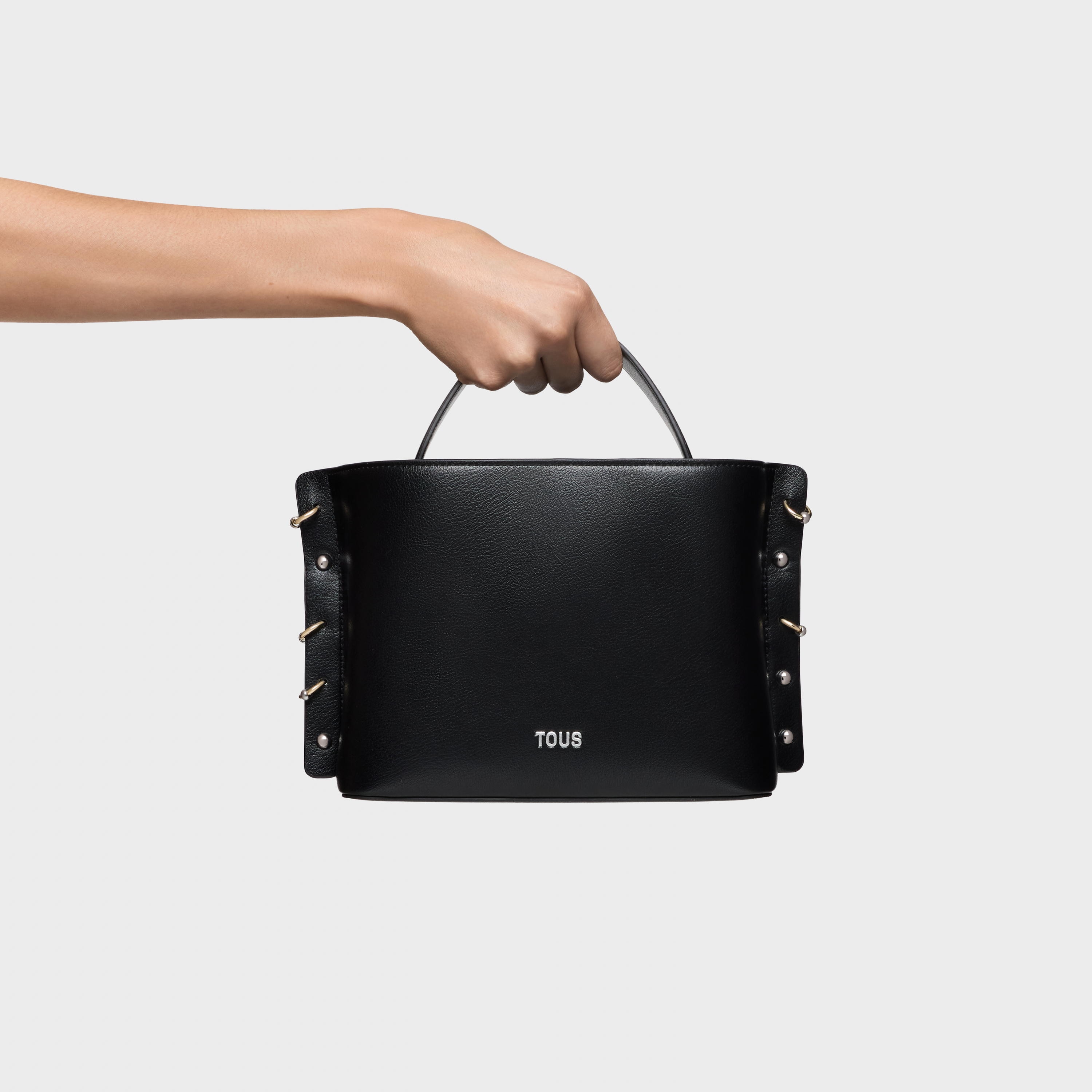 Medium black Crossbody bag TOUS Jewelry Studs