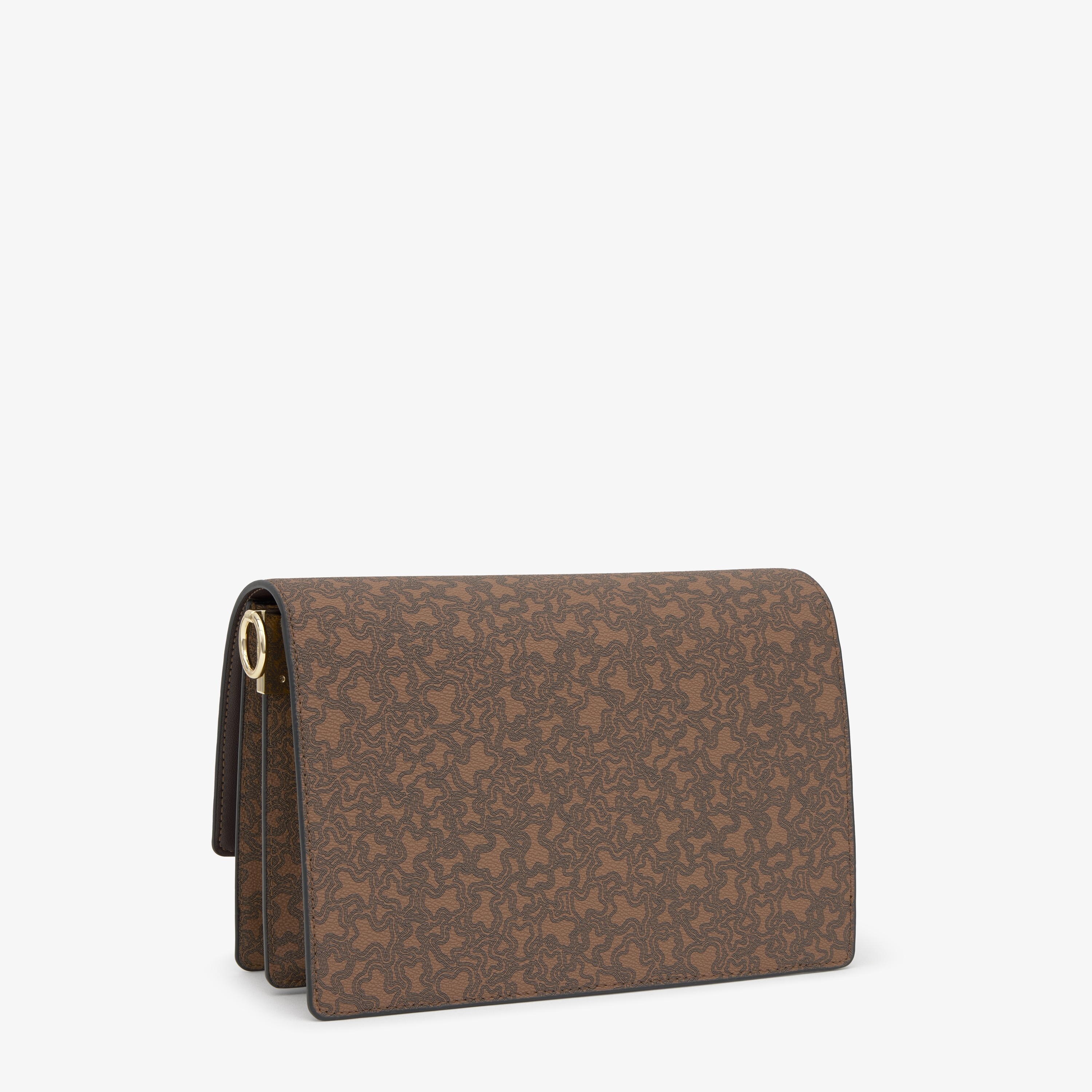 Medium brown Crossbody bag TOUS Audree Kaos Mini Lines