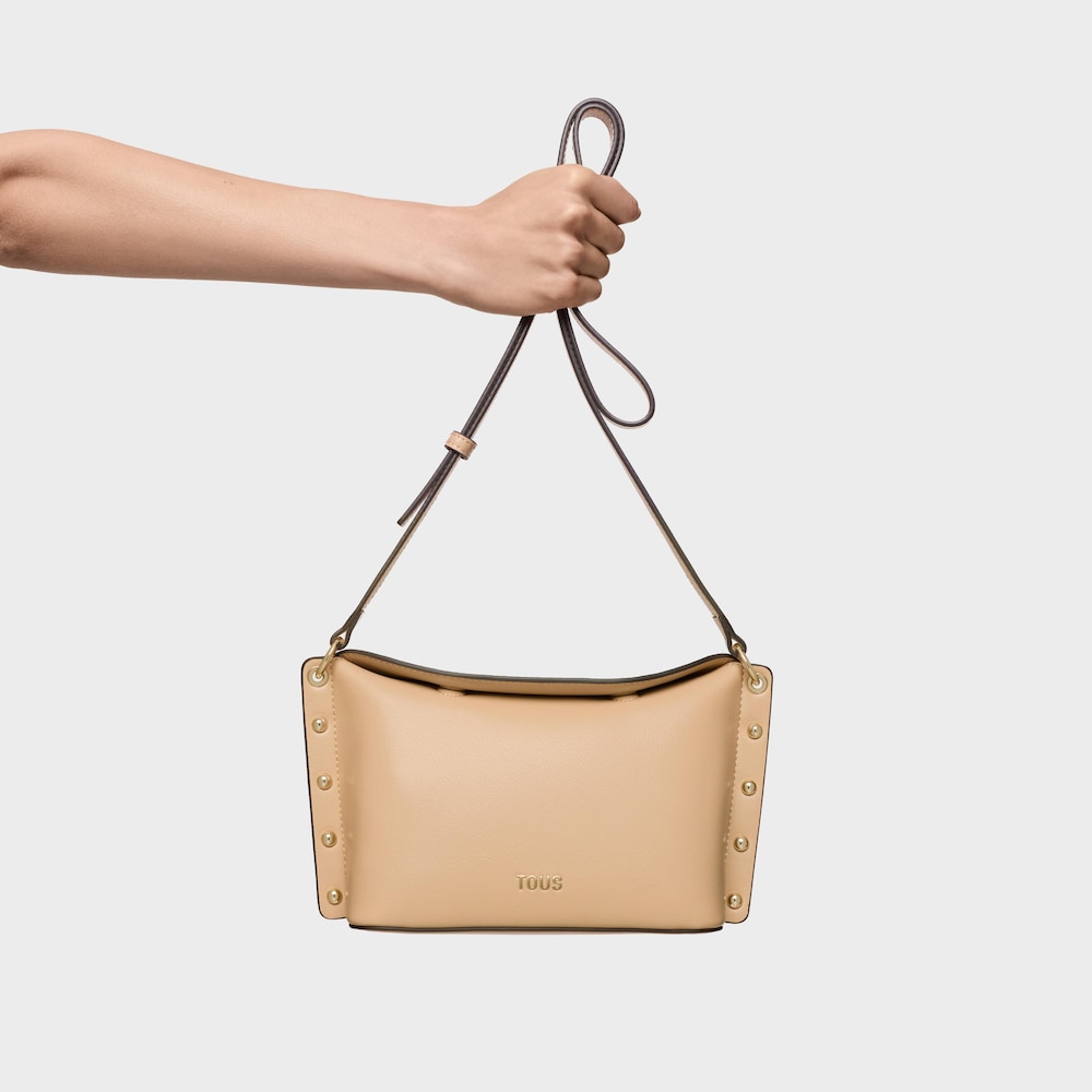 Small sand-colored Crossbody bag TOUS Jewelry Studs