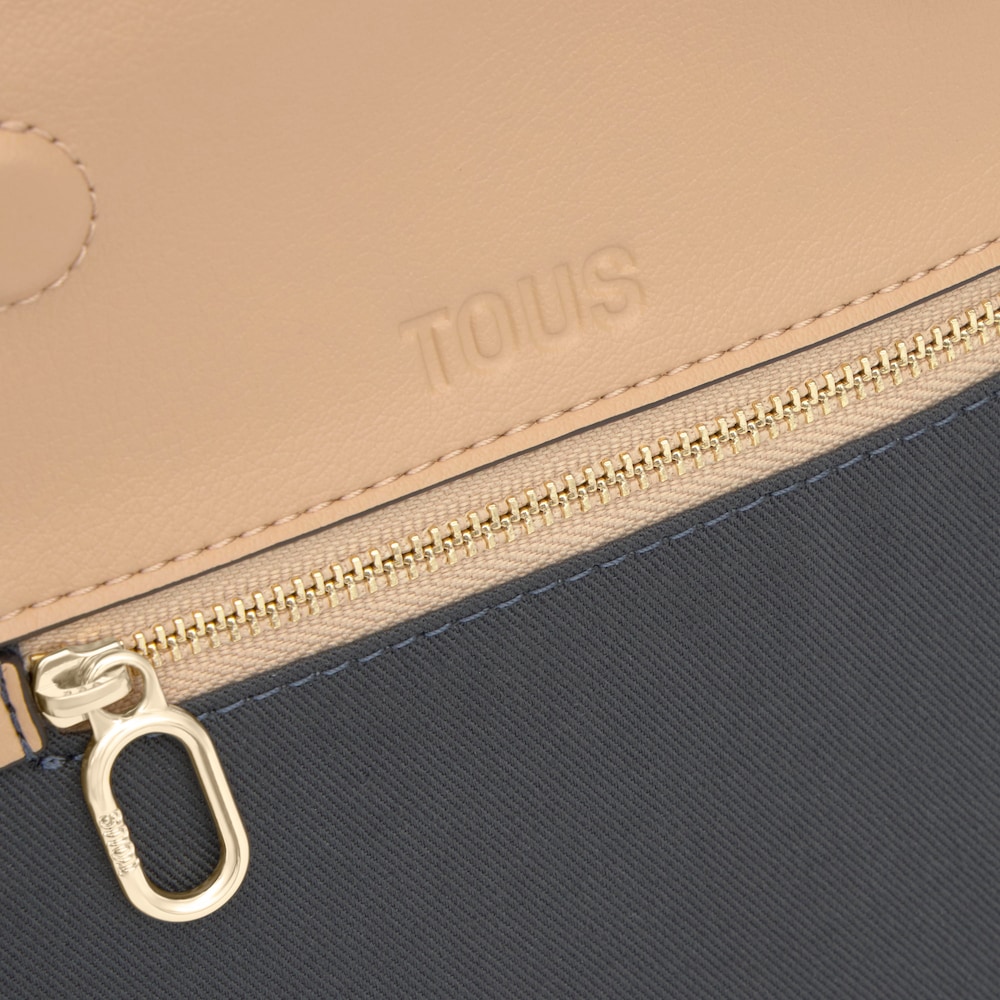 Small sand-colored Crossbody bag TOUS Jewelry Studs