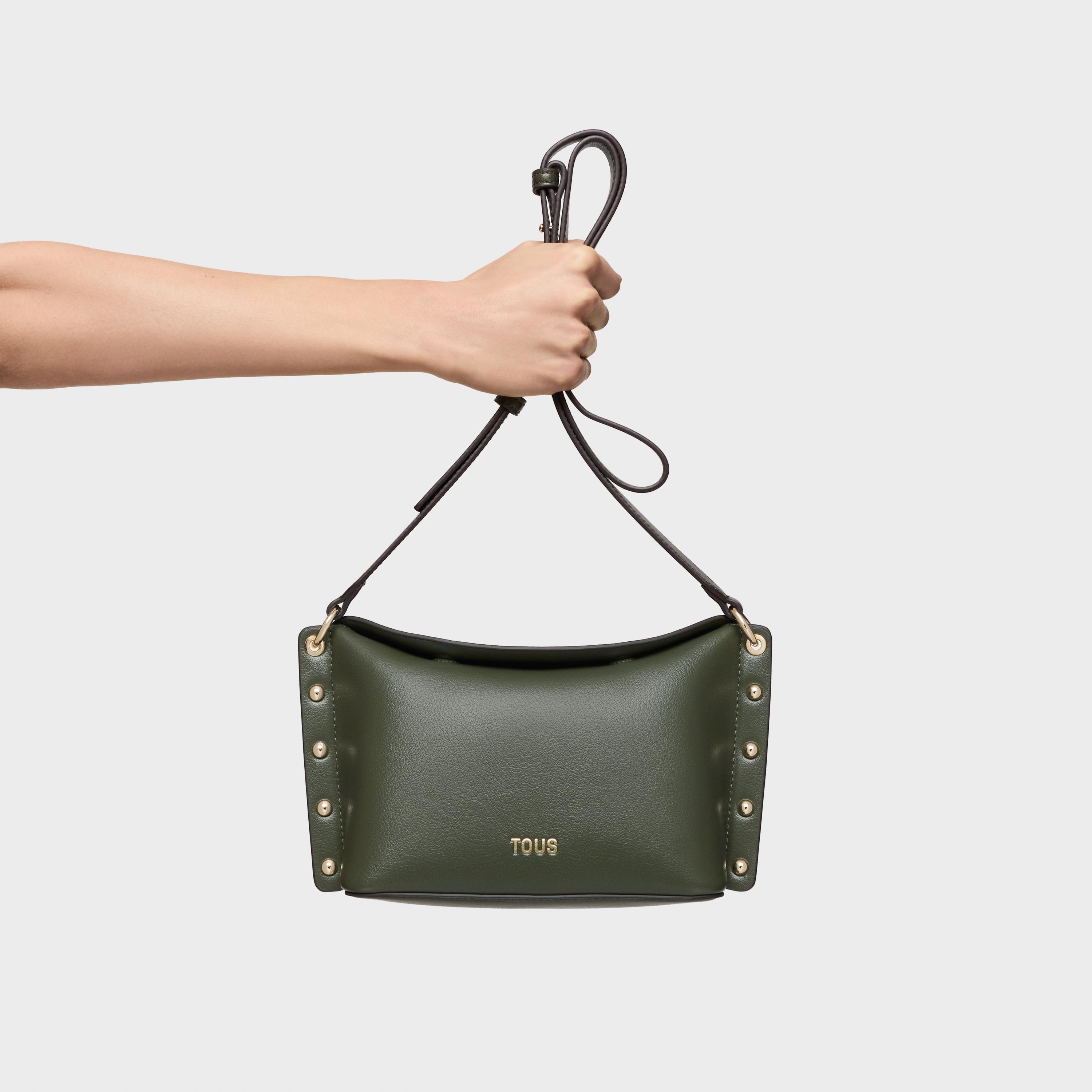Small khaki Crossbody bag TOUS Jewelry Studs