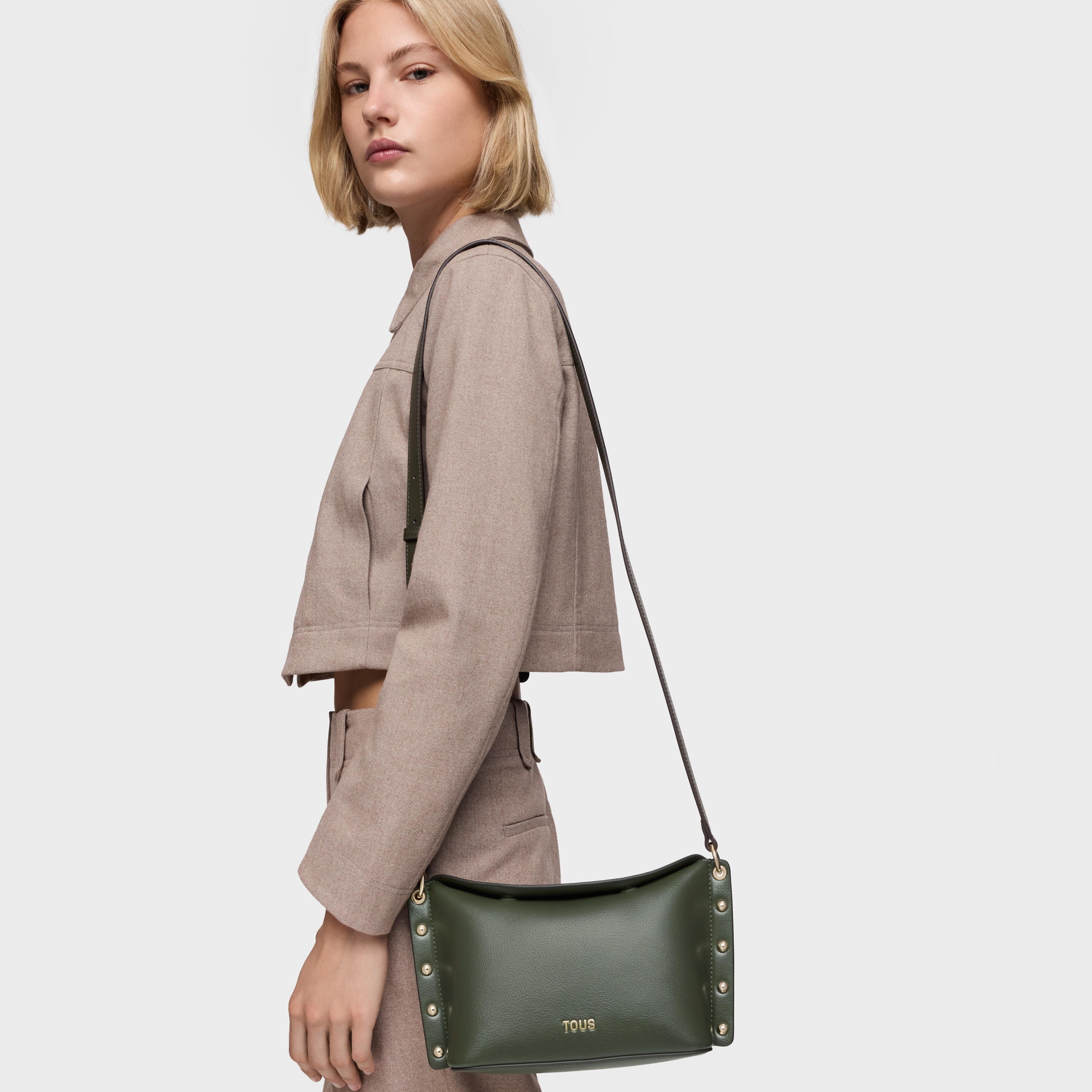 Small khaki Crossbody bag TOUS Jewelry Studs