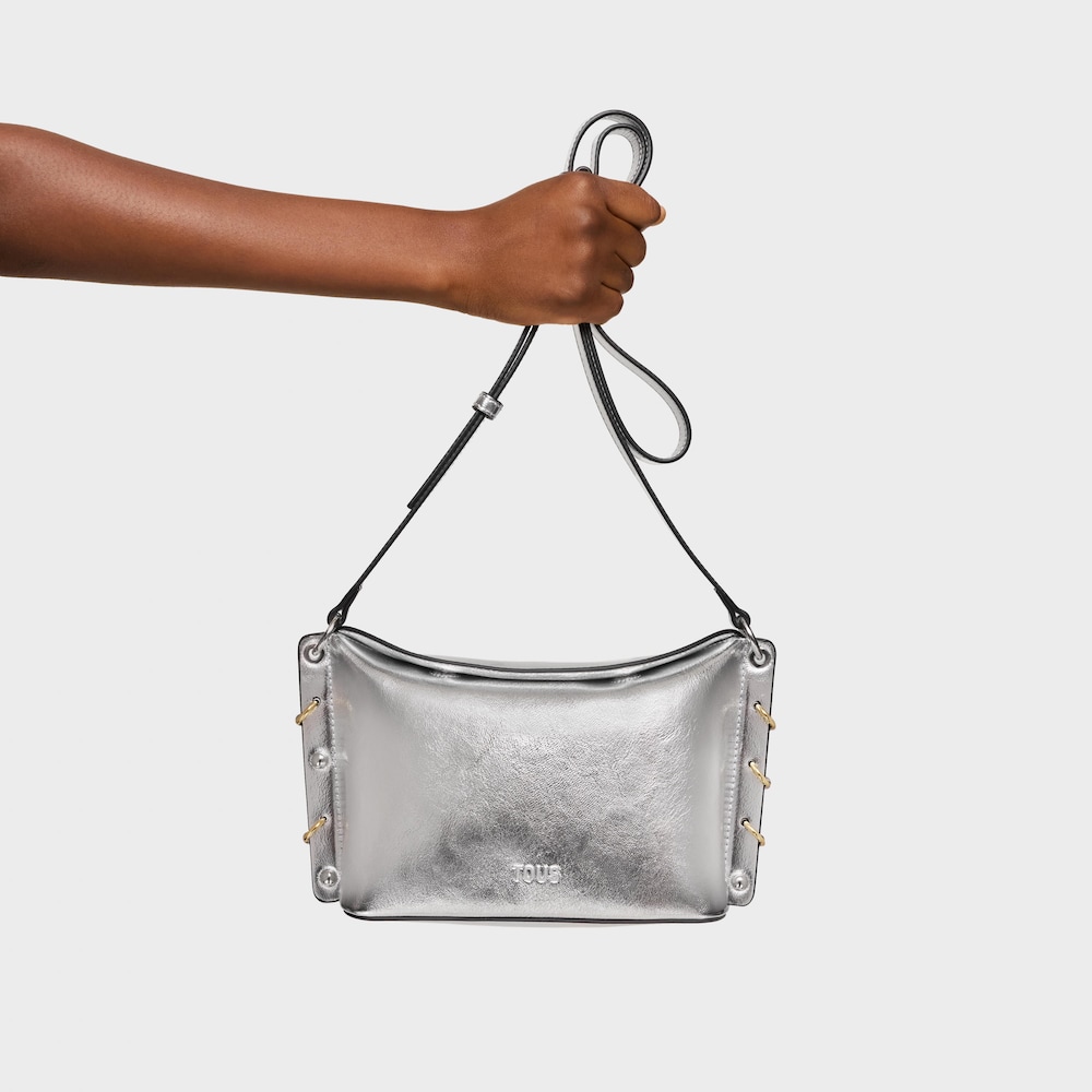 Mała srebrna Torebka przez ramię TOUS Jewelry Studs