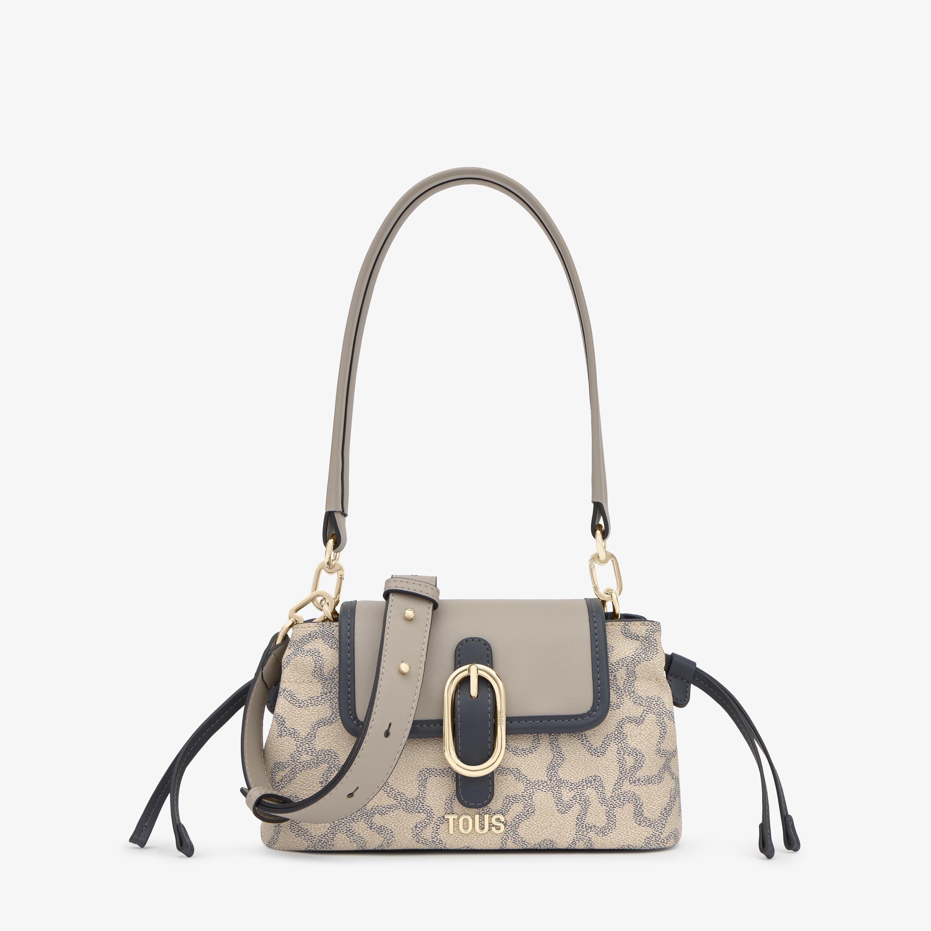 Small taupe-colored Crossbody bag TOUS Kaos Icon | TOUS