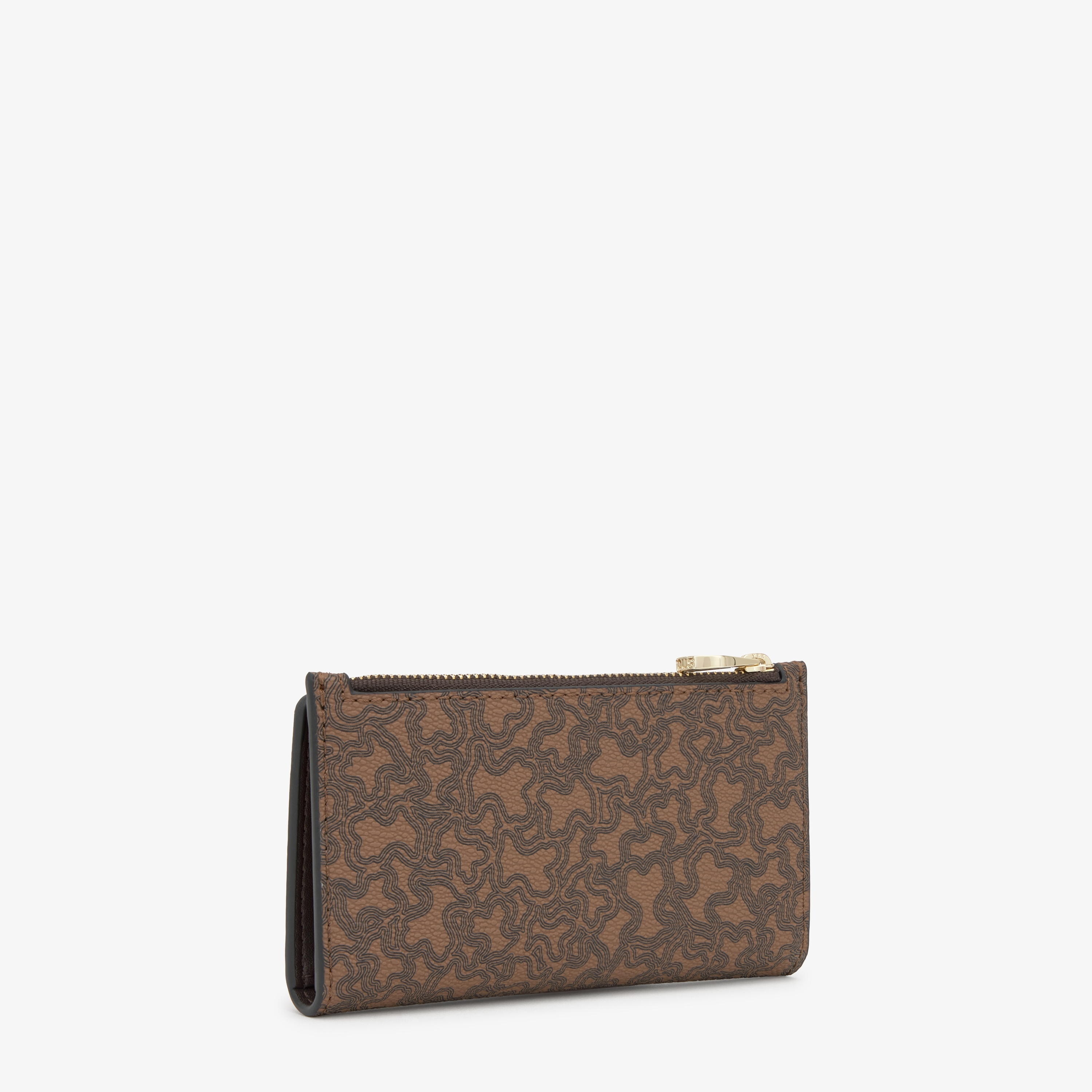 Brown Card wallet TOUS Kaos Mini Lines