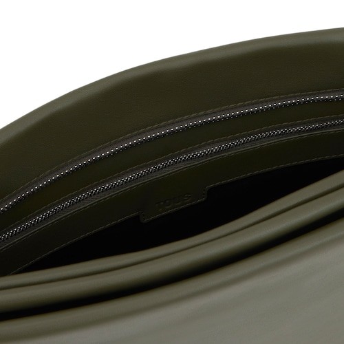 Bolso de hombro caqui TOUS Shadow